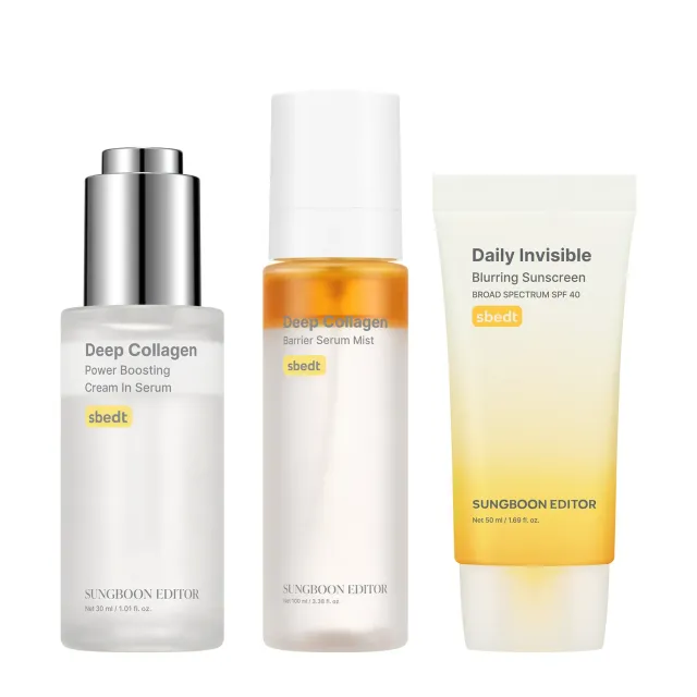 Sungboon Editor Glass Skin Collagen Routine kit viso
