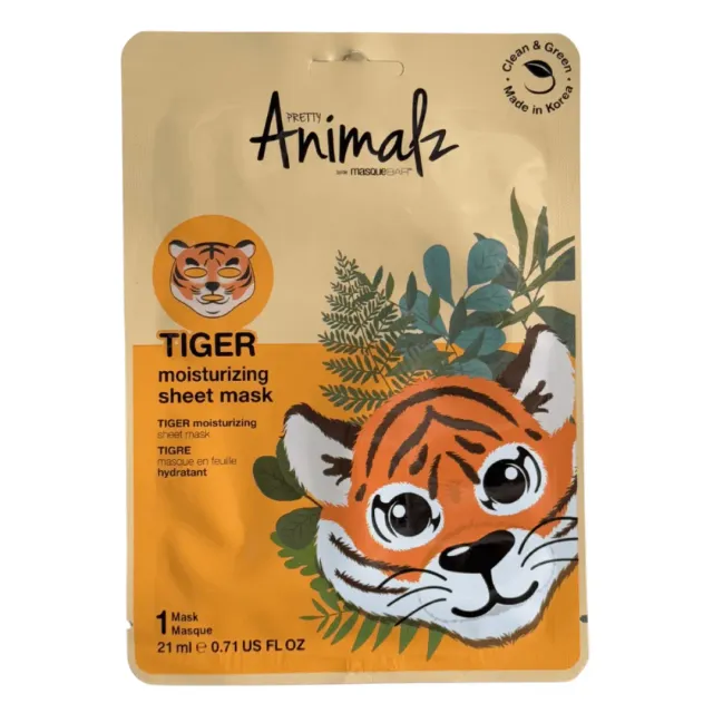 Masque Bar Pretty Animalz Tiger maschera viso idratante