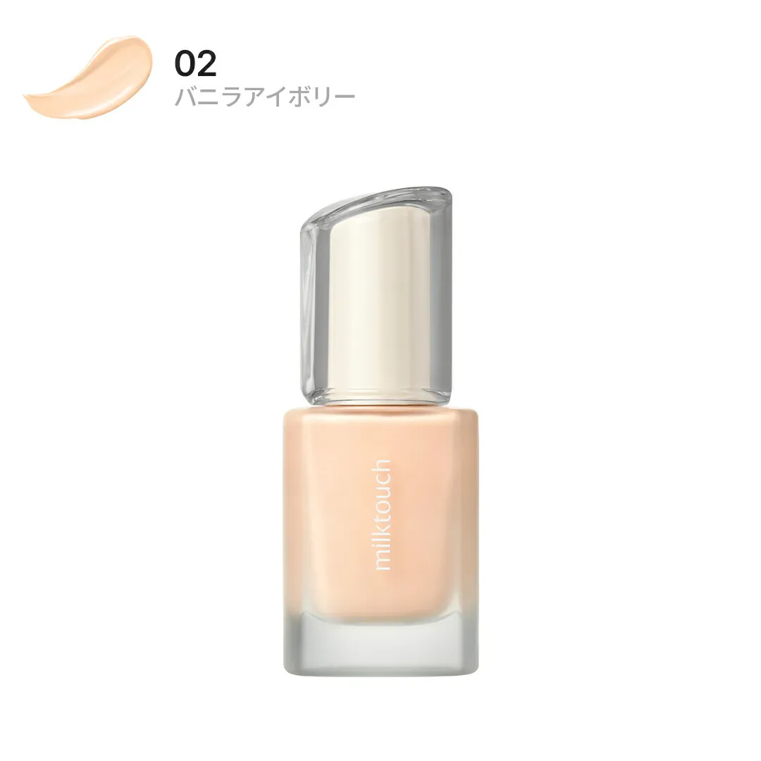 Milk Touch Dewy Glass Skin fondotinta 01 Rosy Ivory glow