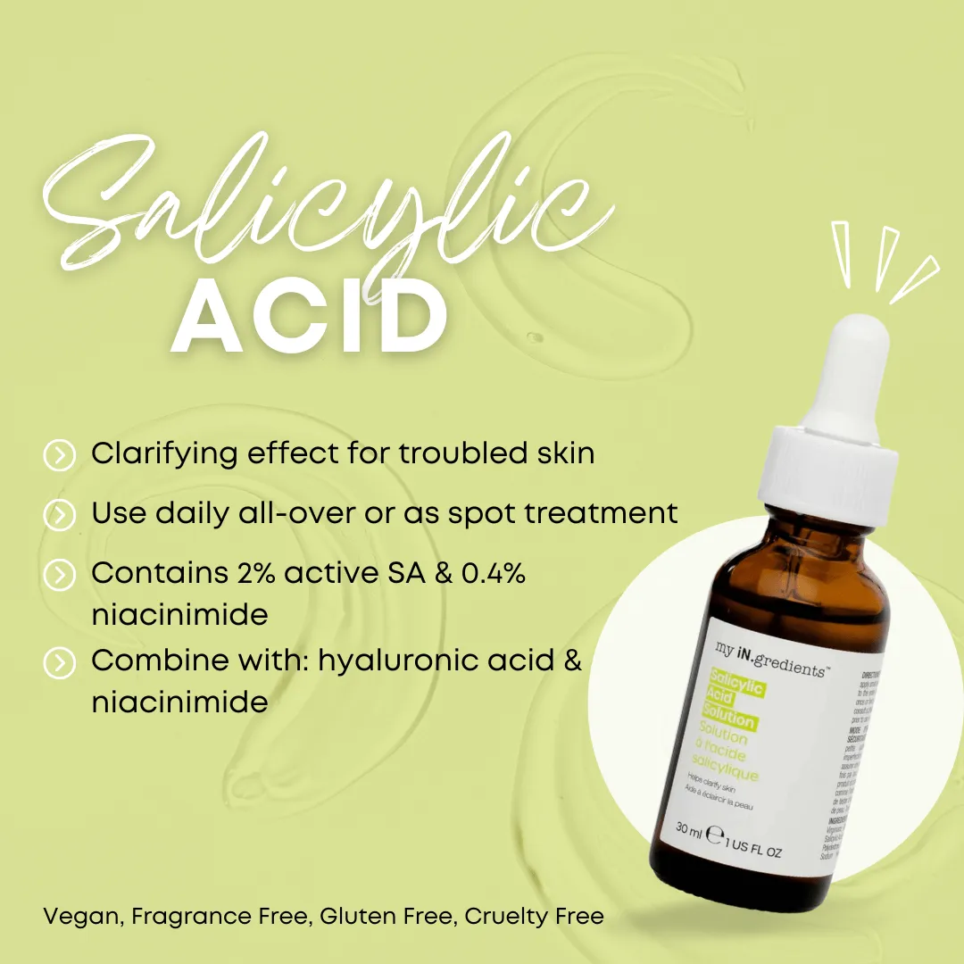 MasqueBAR my iN.gredients Salicylic Acid siero viso 2%