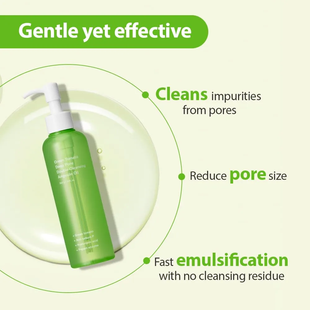 Sungboon Editor Green Tomato olio detergente 200 g pori dilatati
