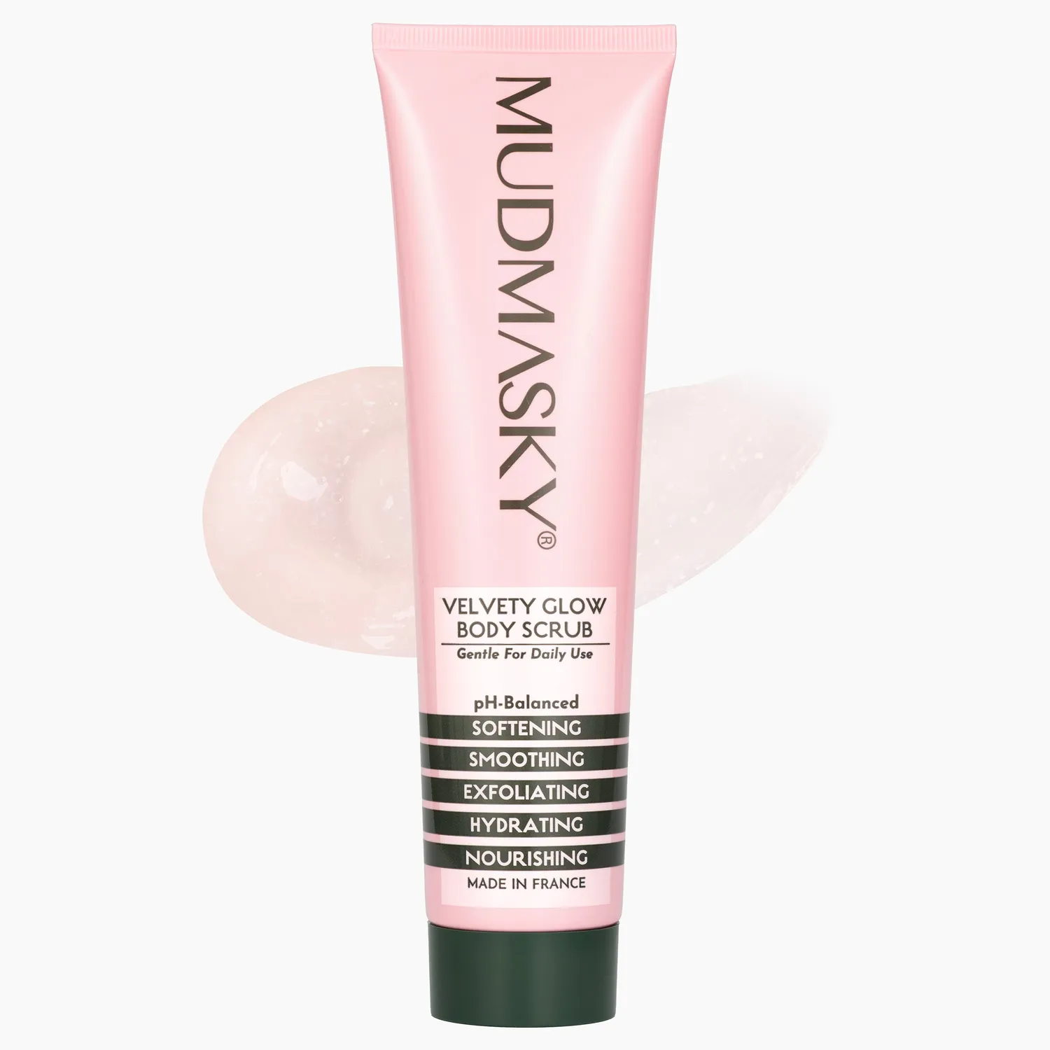 Mudmasky Velvety Glow Scrub Corpo 180ml esfoliante