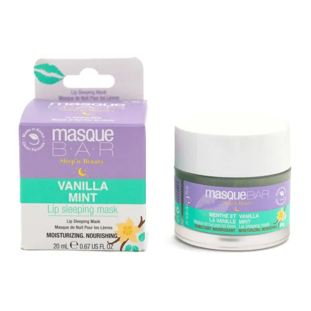 Masque Bar Vanilla Mint maschera labbra notte idratante
