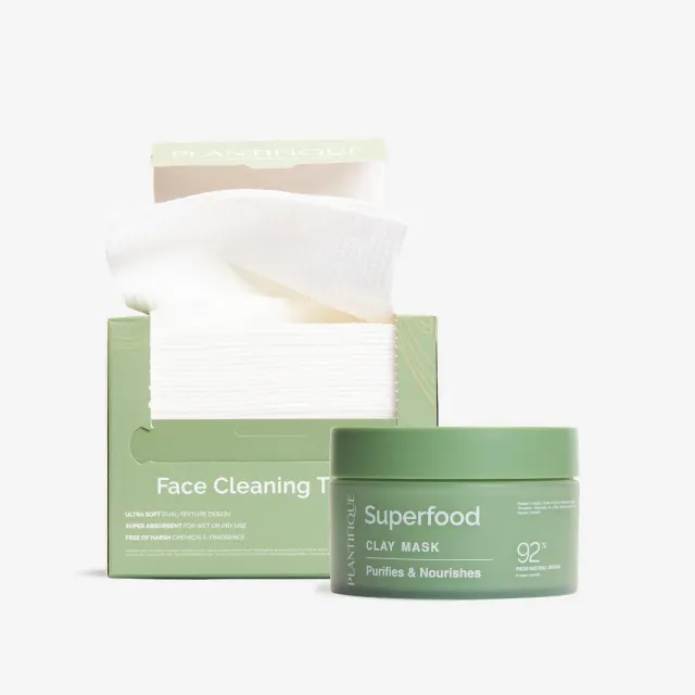 Plantifique Reset Ritual Maschera Viso Argilla Panni 50pz
