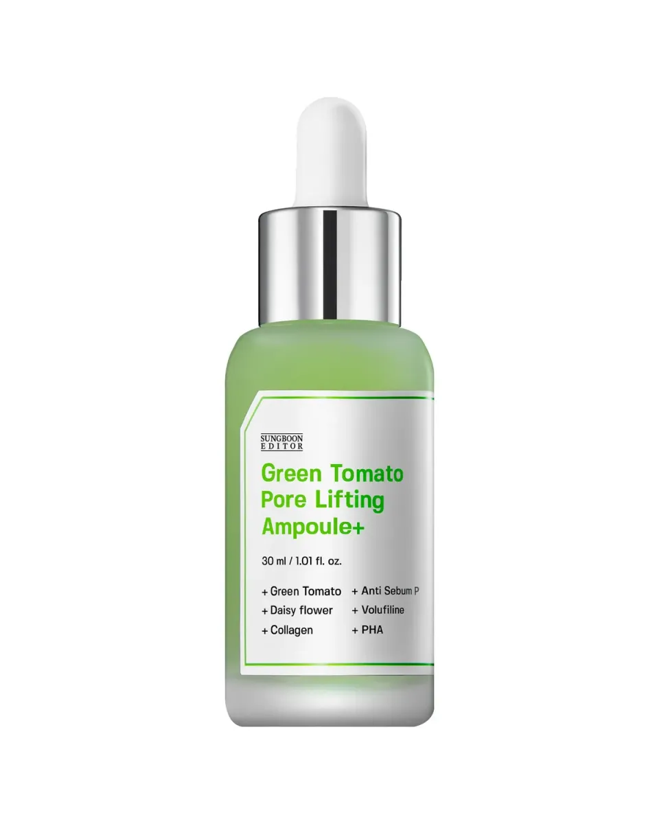 Sungboon Editor Green Tomato Pore Lifting Ampoule 30 ml pori