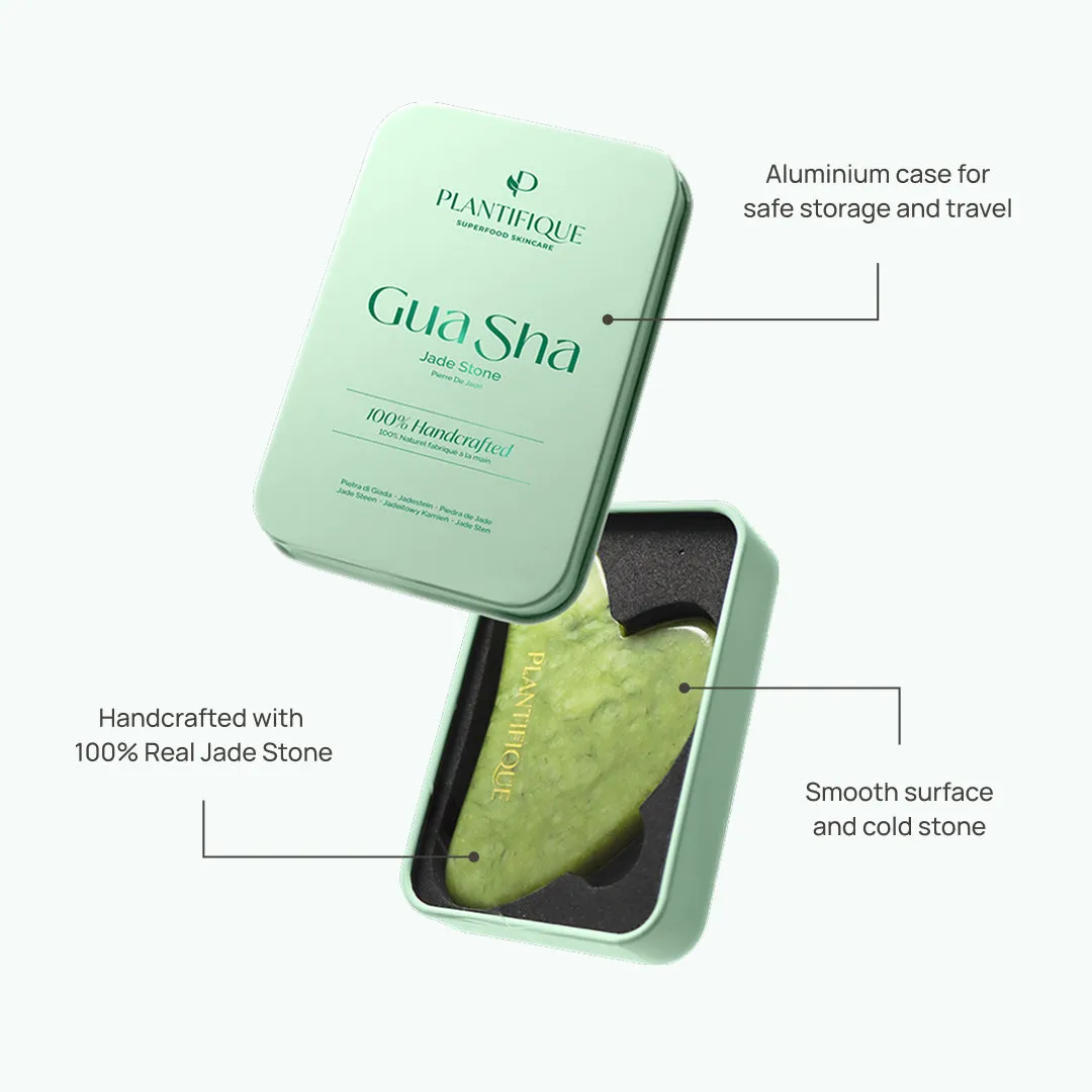 Plantifique Jade Gua Sha pietra gua sha giada viso