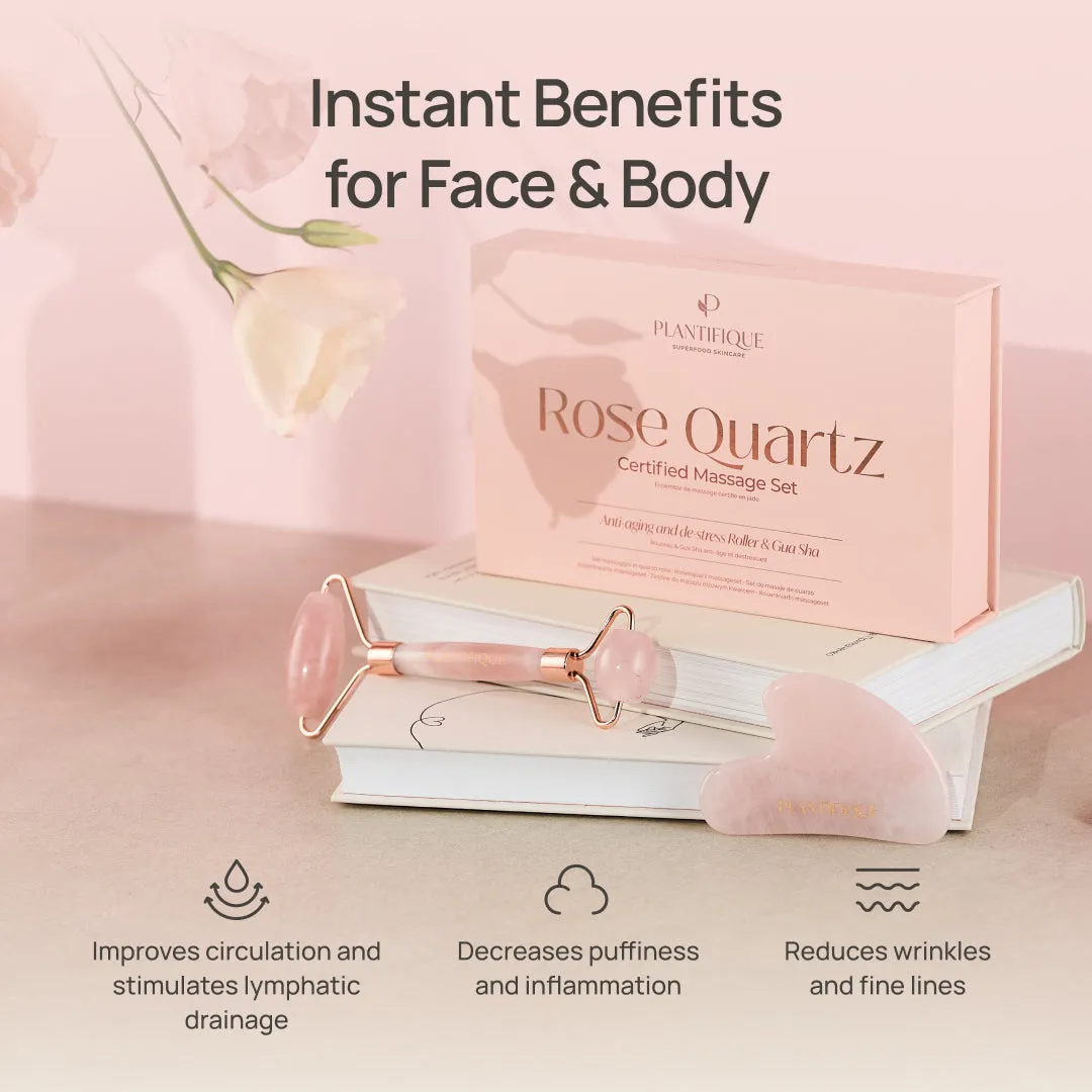 Plantifique Radiance Reloaded Set Rullo Viso Quarzo Rosa Siero