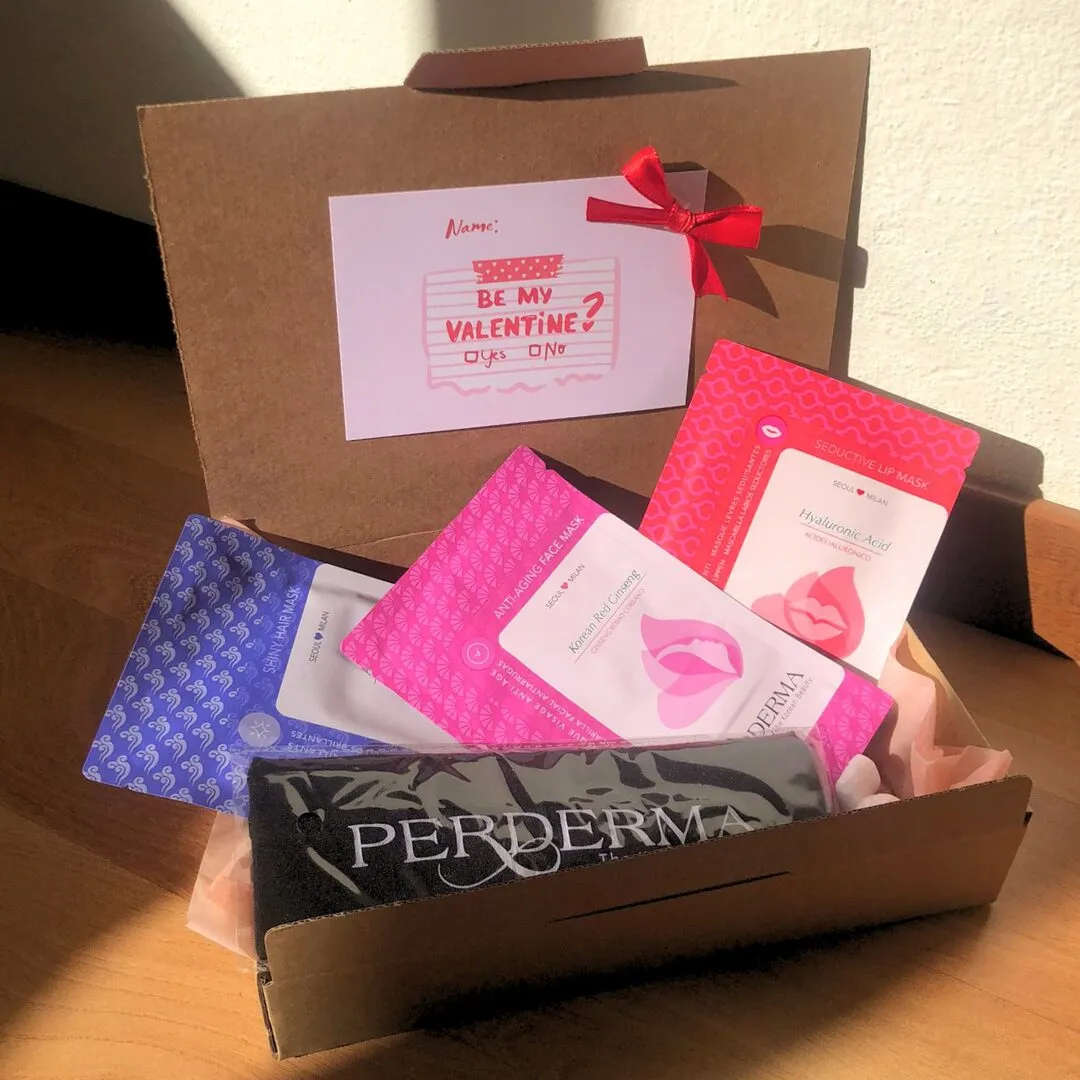 Perderma Be My Valentine Beauty Set kit viso da regalo