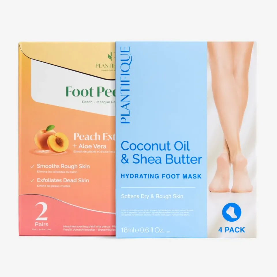 Plantifique Baby Soft Feet combo maschere piedi peeling+idratante