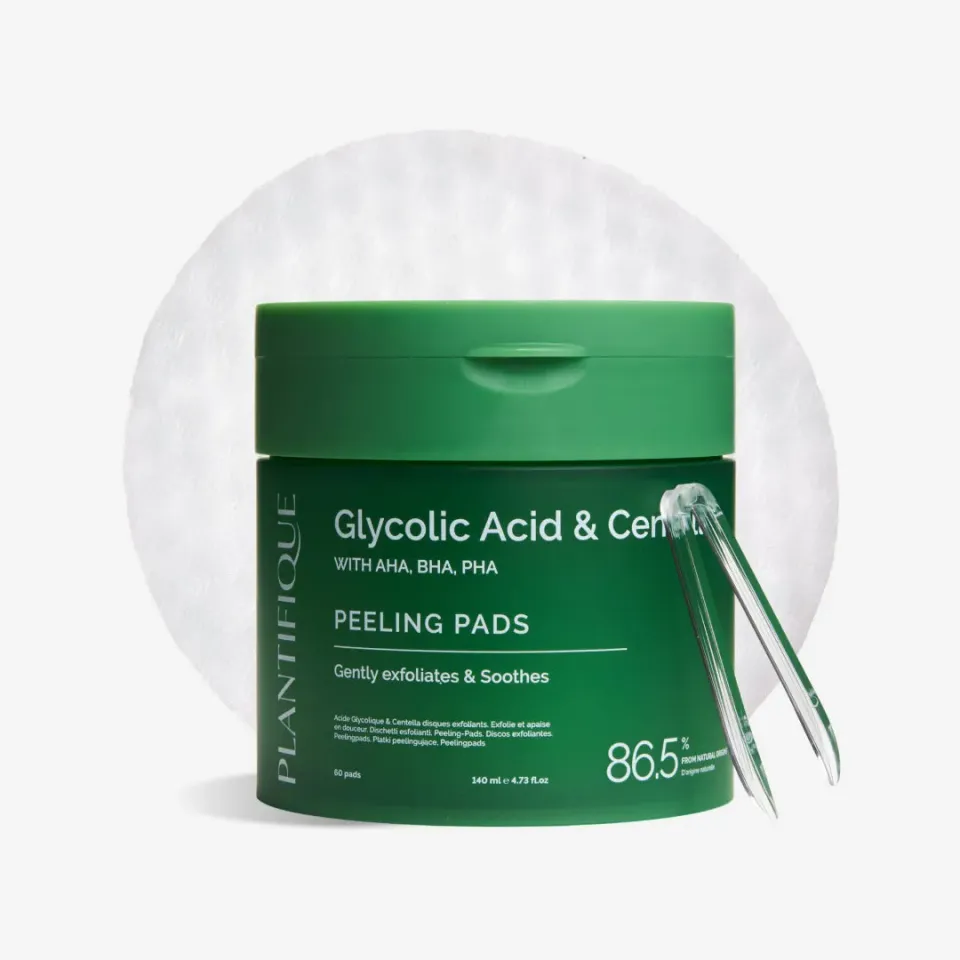Plantifique Glycolic Centella dischetti viso barattolo originale