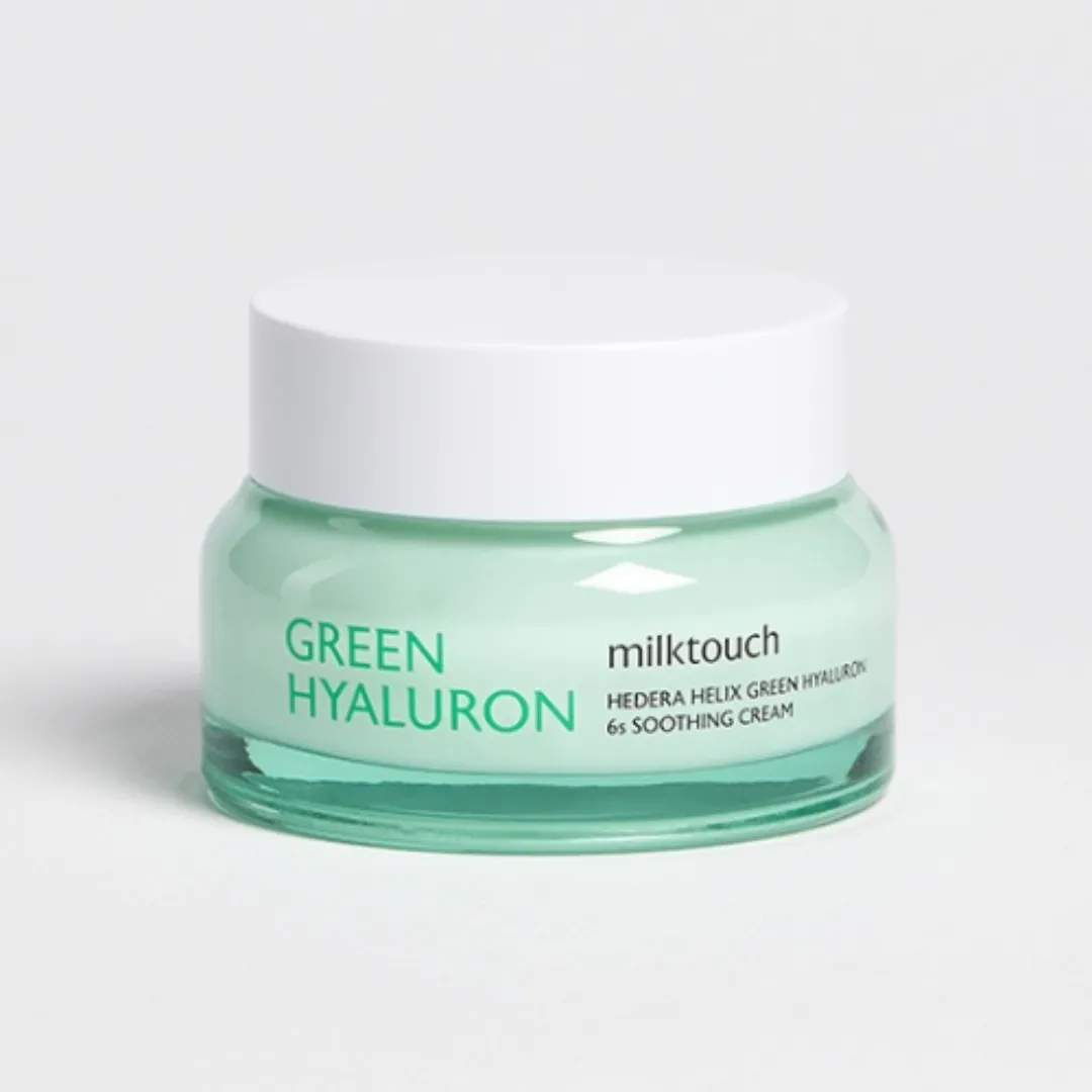 Milk Touch Hedera Helix Green crema viso ialuronica