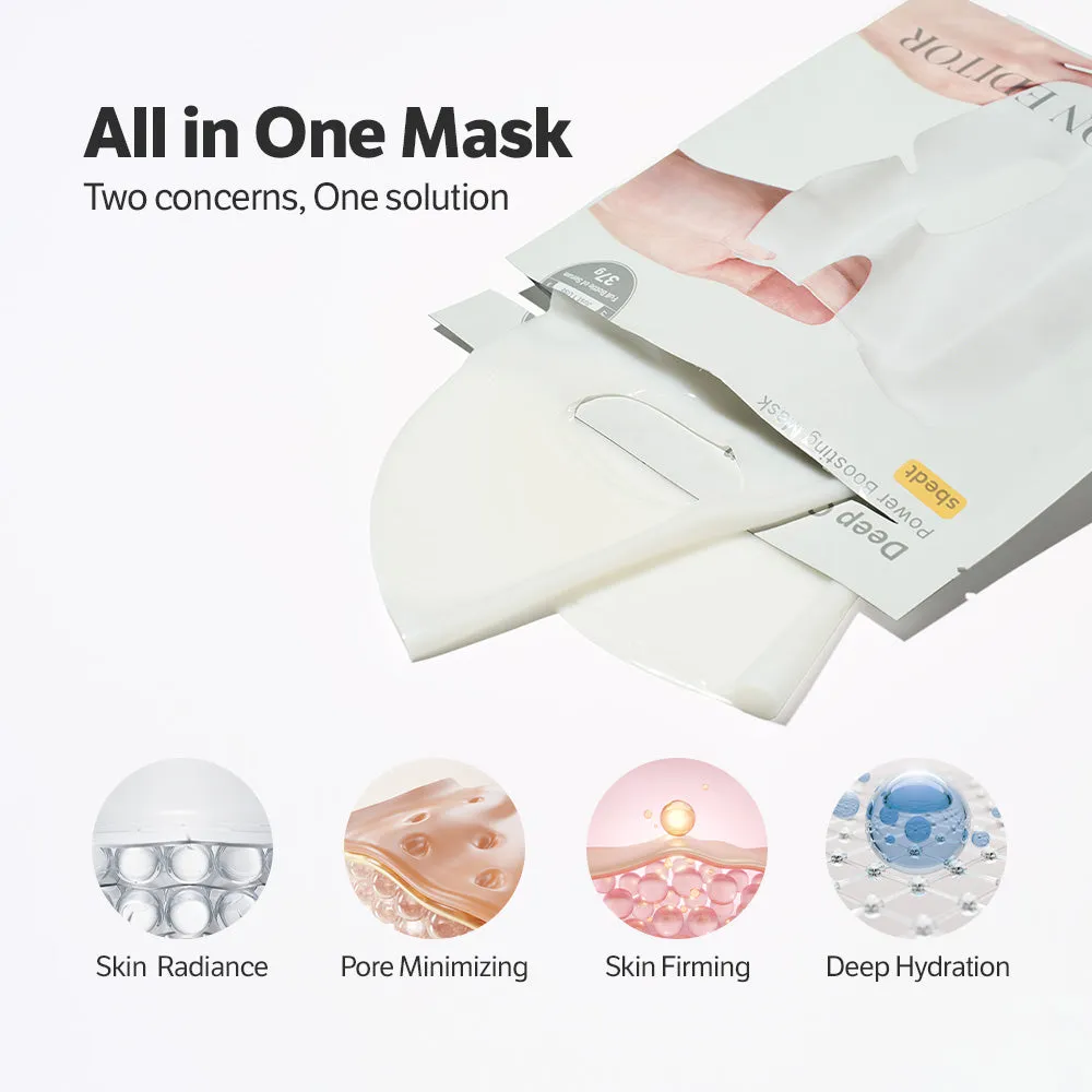 Sungboon Editor Deep Collagen maschera viso 4 pezzi elasticizzante