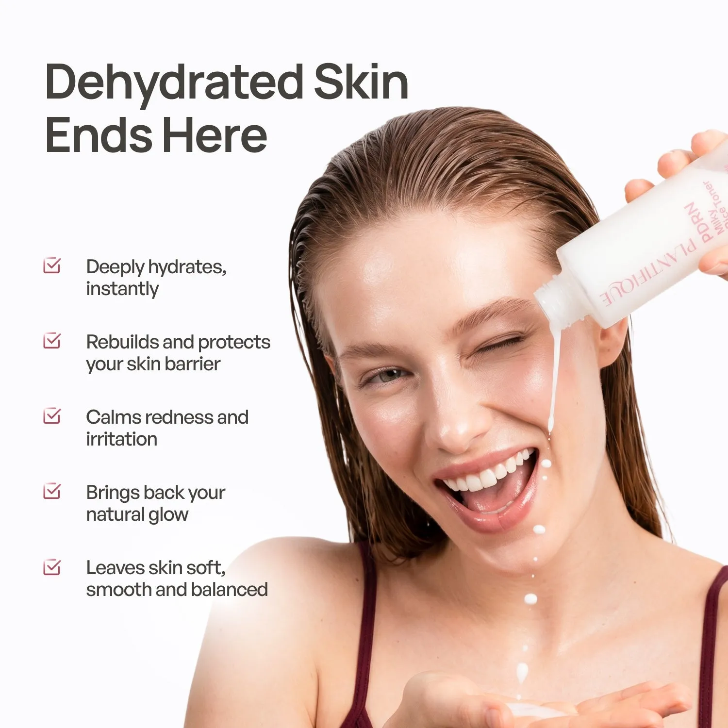 Plantifique PDRN Milky Rice tonico viso barriera idratata