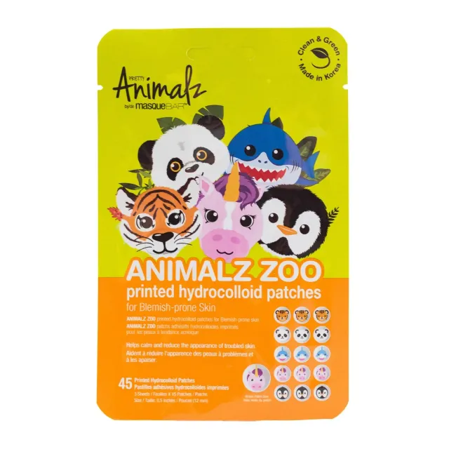 MasqueBar Pretty Animalz patch brufoli idrocolloide zinco
