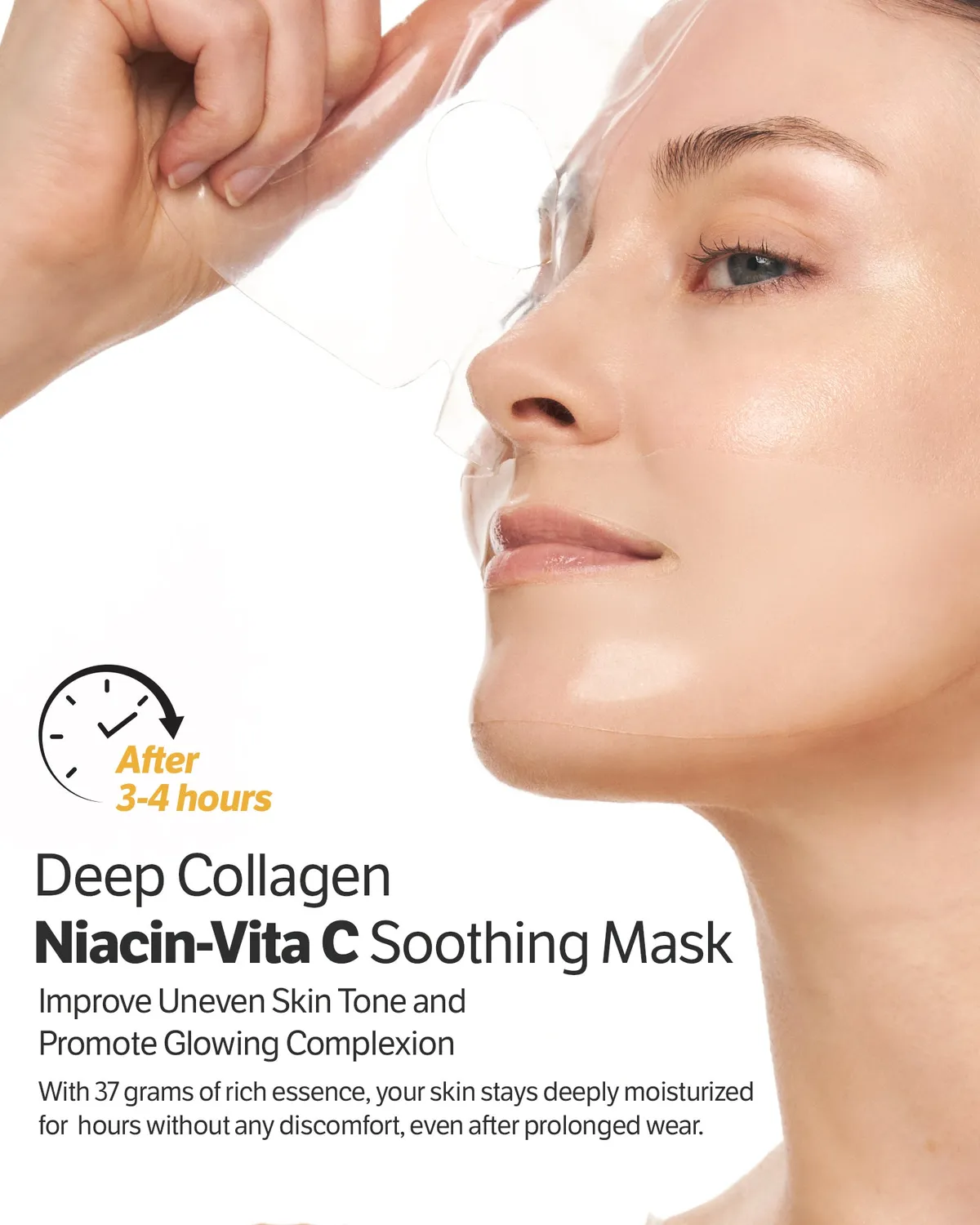 Sungboon Editor Deep Collagen maschera viso 4pz illuminante