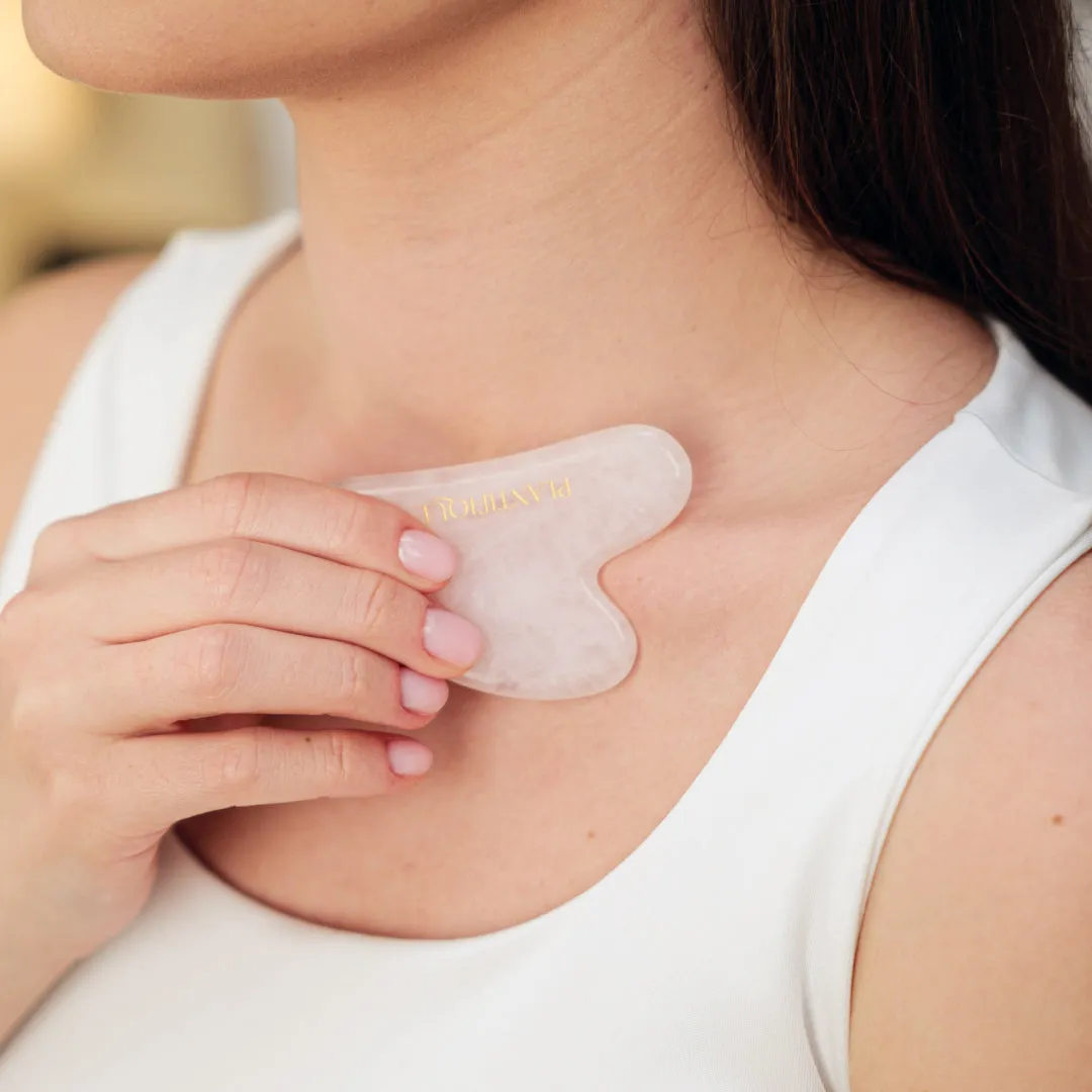 Plantifique Glow Massage Ritual set viso gua sha + siero