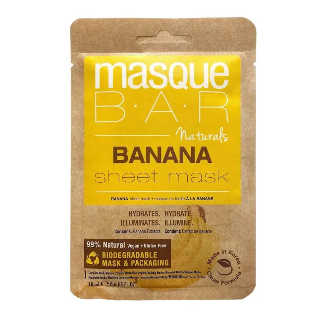Masque Bar Naturals Banana maschera viso idratante