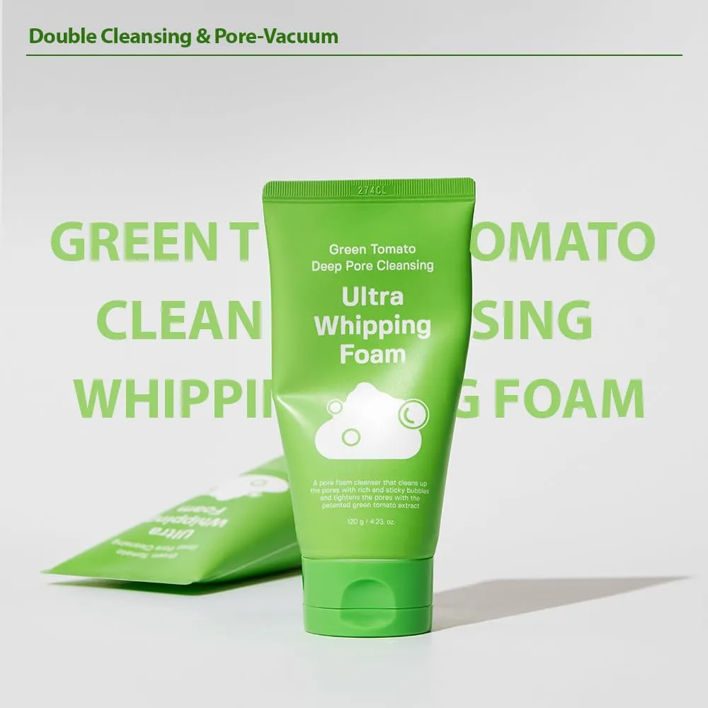 Sungboon Editor Green Tomato Whipping Foam detergente 120 g pori