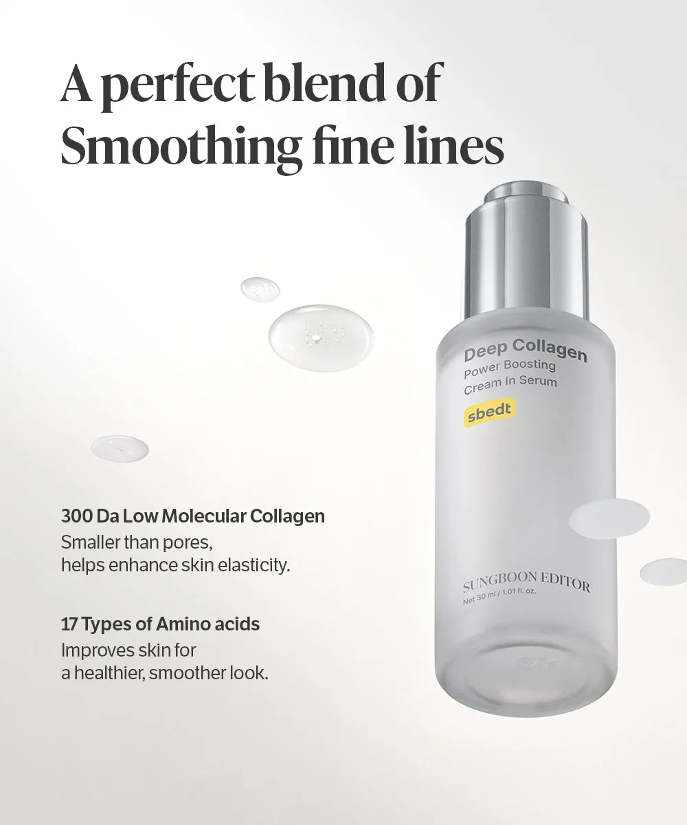 Sungboon Editor Deep Collagen Cream In Serum 30 ml rimpolpante