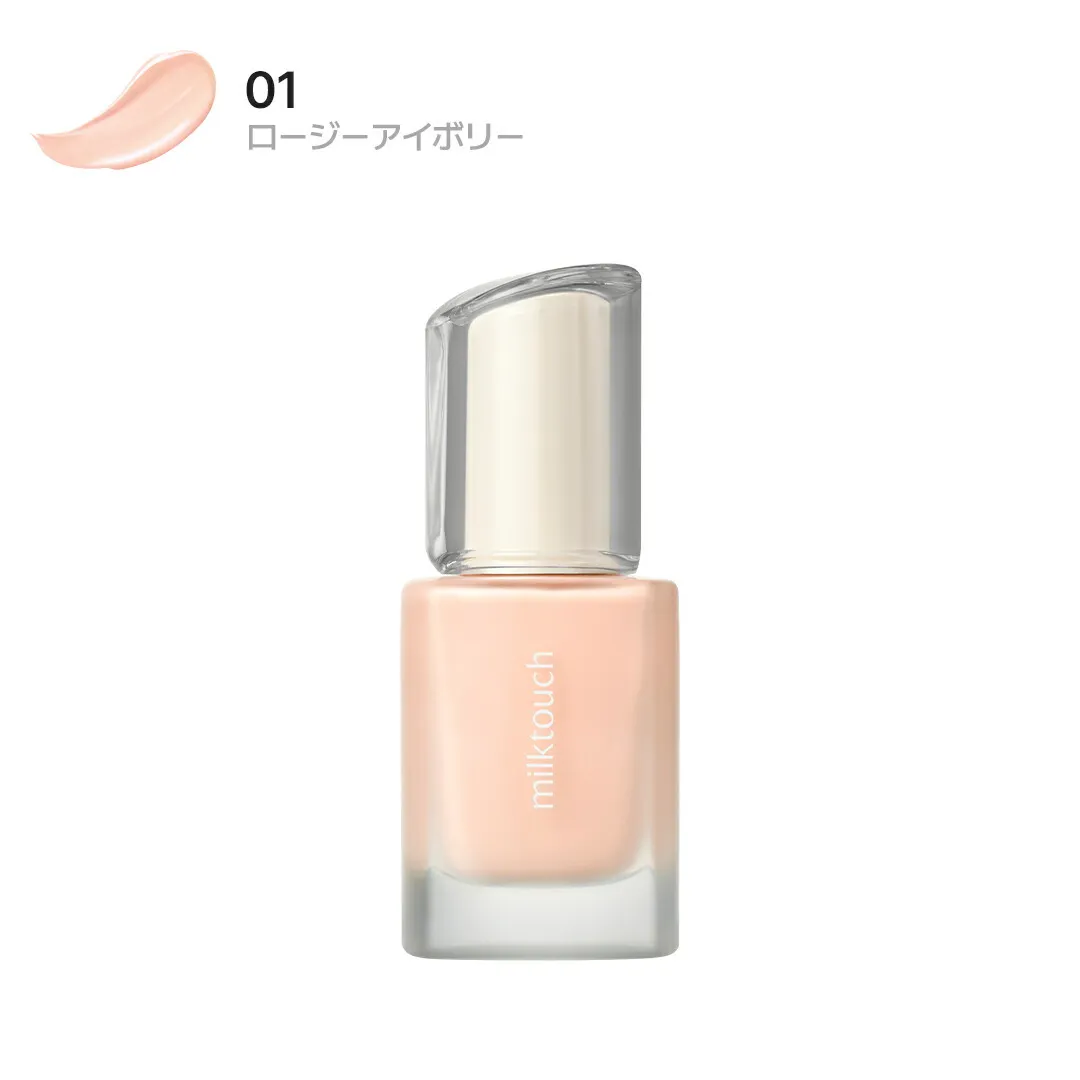 Milk Touch Dewy Glass Skin fondotinta 01 Rosy Ivory glow