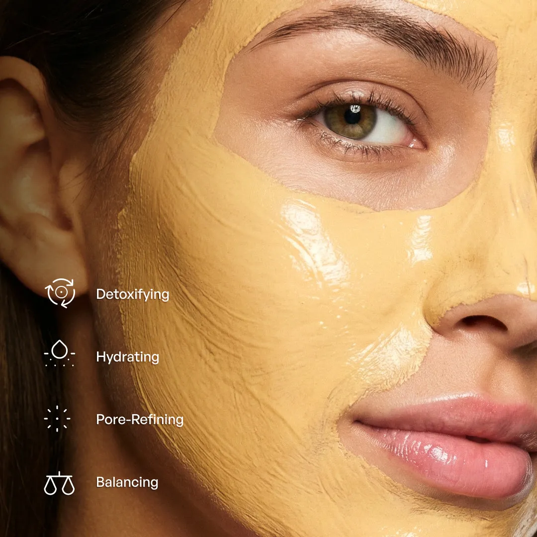 Plantifique Turmeric Vitamin C maschera viso argilla illuminante