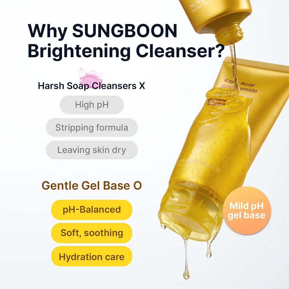 Sungboon Editor Kojic Acid Niacinamide Gel Detergente 120 g