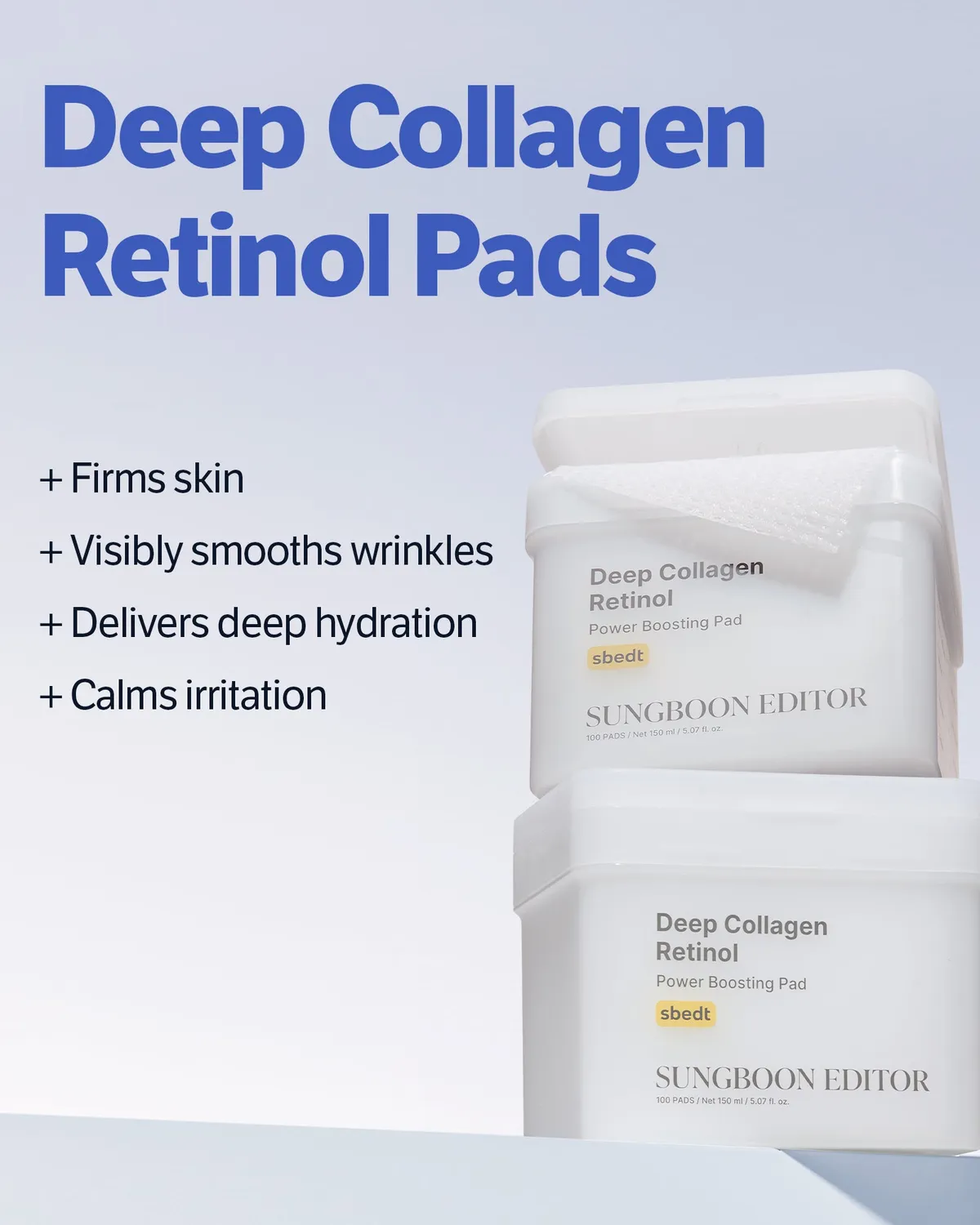 Sungboon Editor Deep Collagen pad viso retinolo 100pz