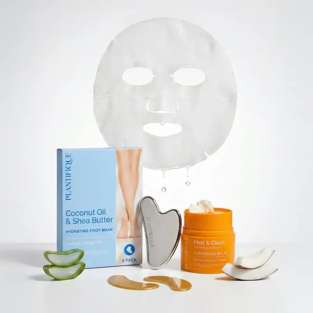 Plantifique Glow Ready Travel Kit viso 5 step