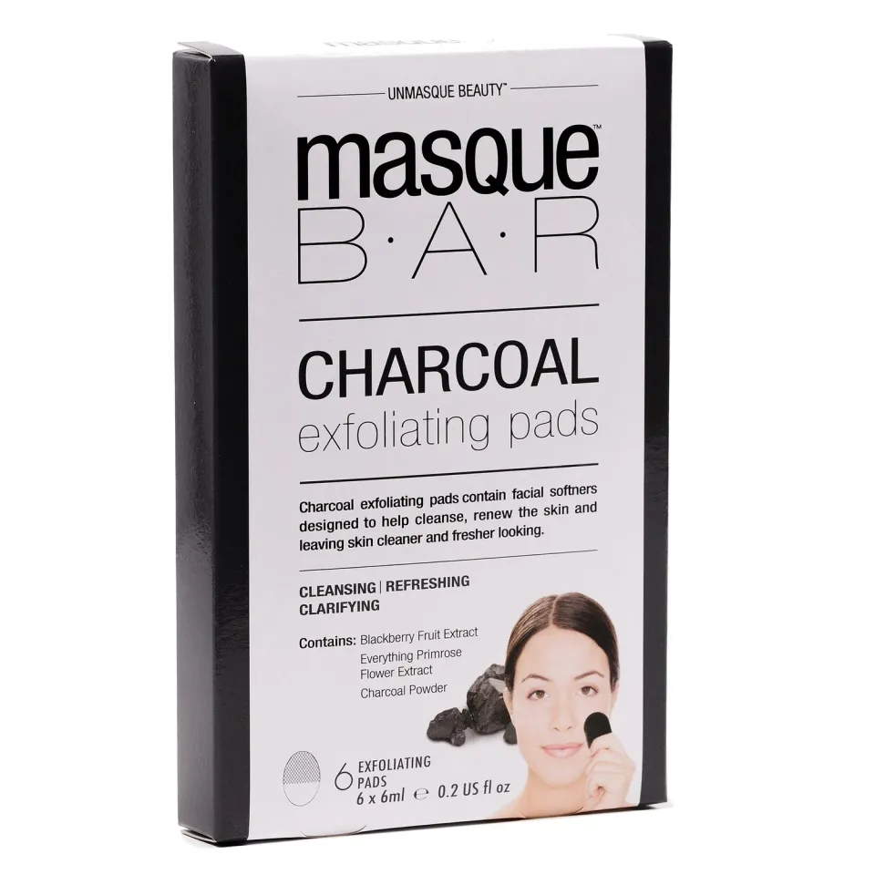 Masque Bar Charcoal Pads Dischetti Esfolianti 6 Pezzi