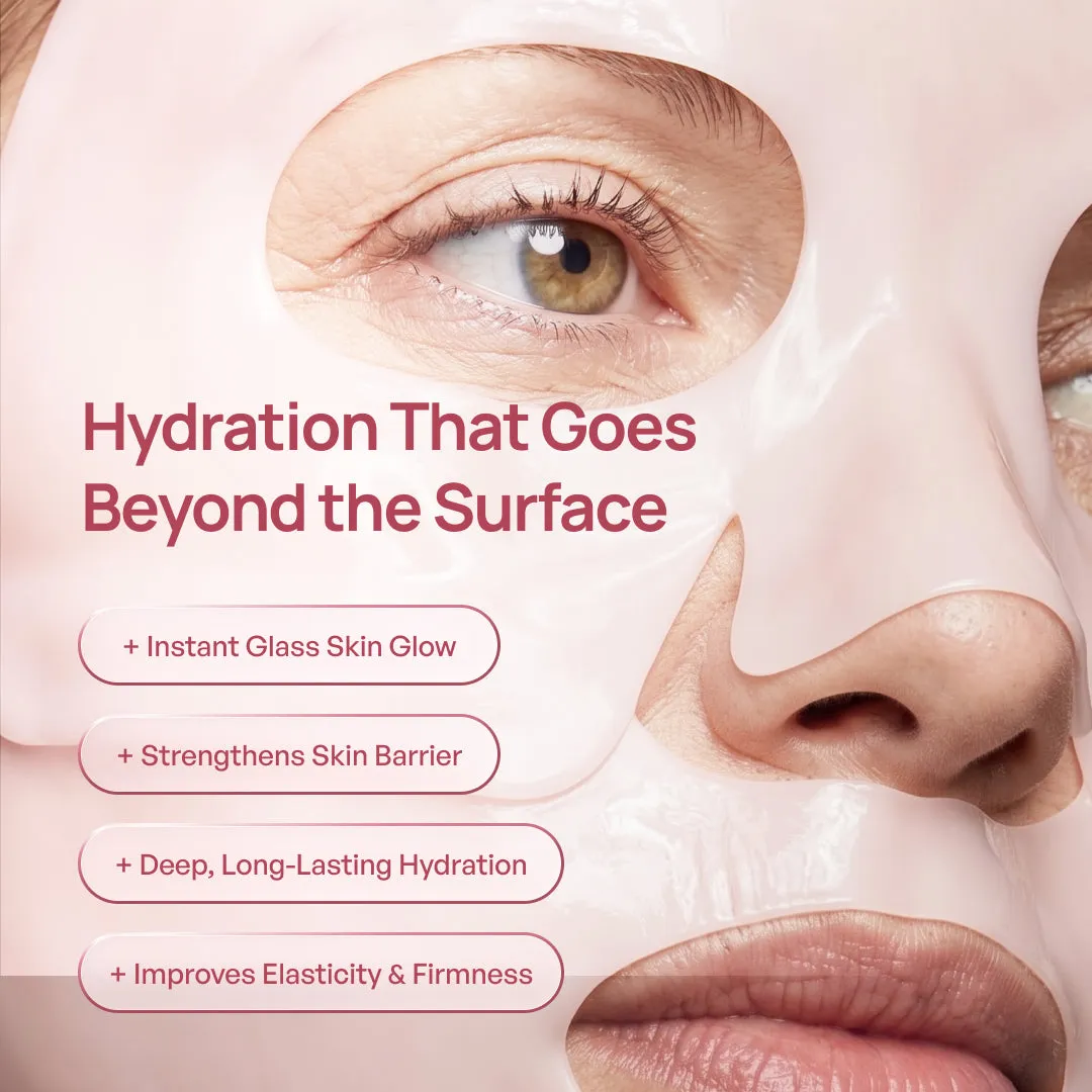 Plantifique PDRN Glass Skin maschera hydrogel 4 pezzi