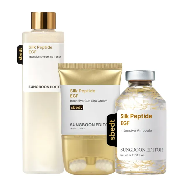Sungboon Editor Silk Peptide 3 Step Daily Lifting Ritual Set viso