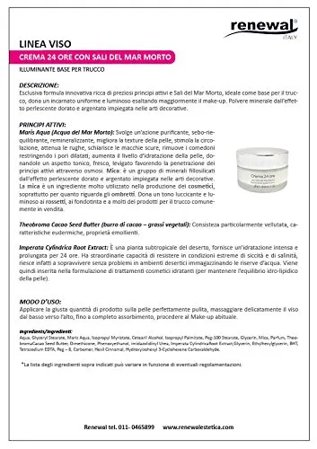 Renewal Crema 24 Ore Sali Mar Morto Base Trucco 50ml