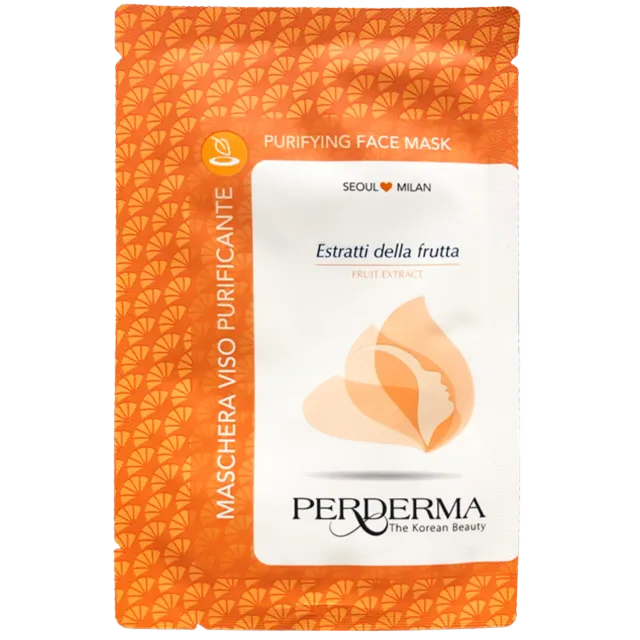 Perderma Maschera Viso Purificante Niacinamide e Frutta