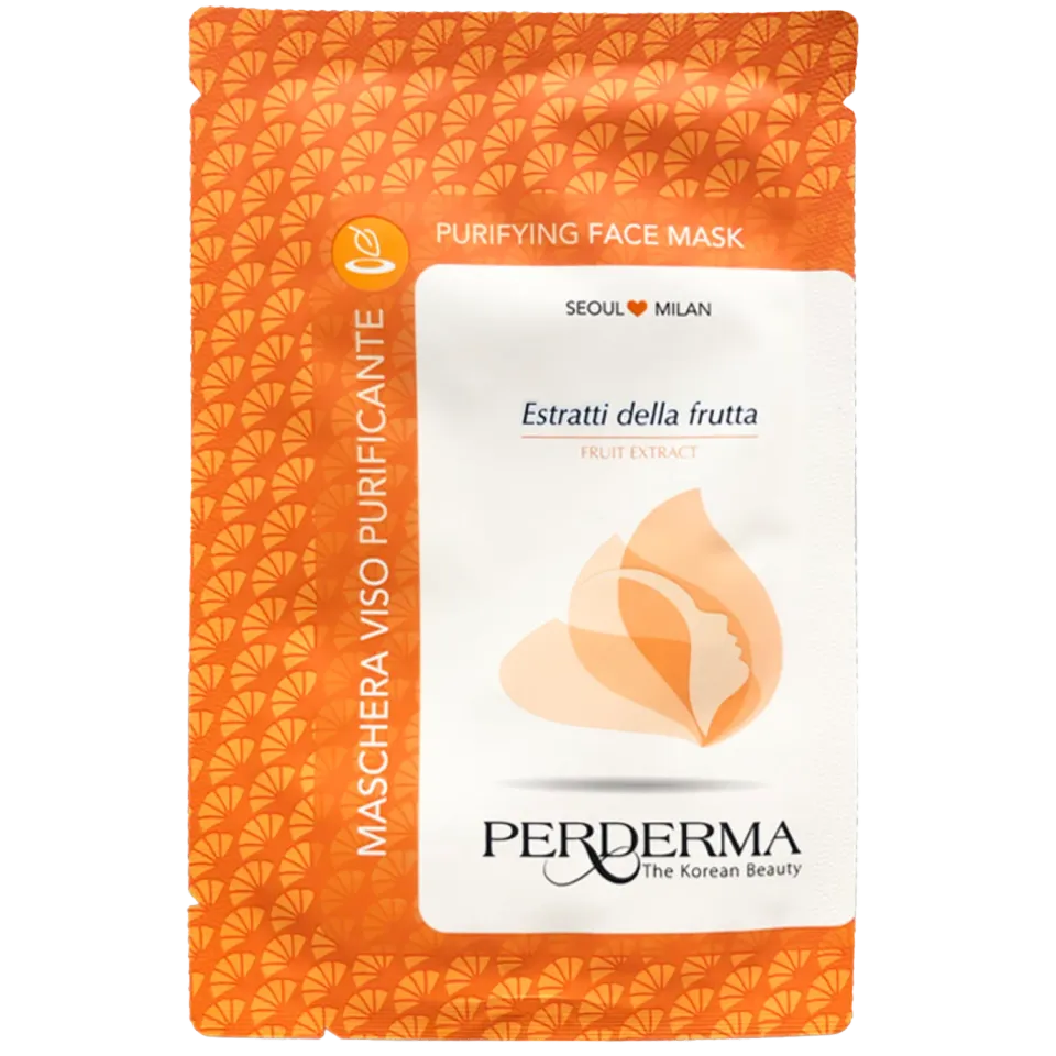 Perderma Maschera Viso Purificante Niacinamide e Frutta