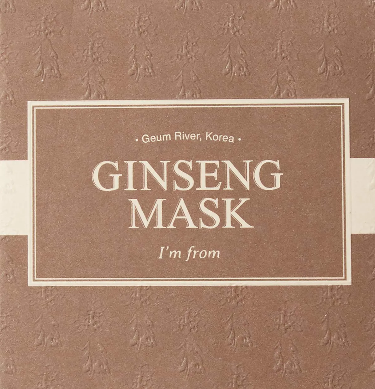 I’m From Ginseng maschera viso 120 g riscaldante elasticizzante