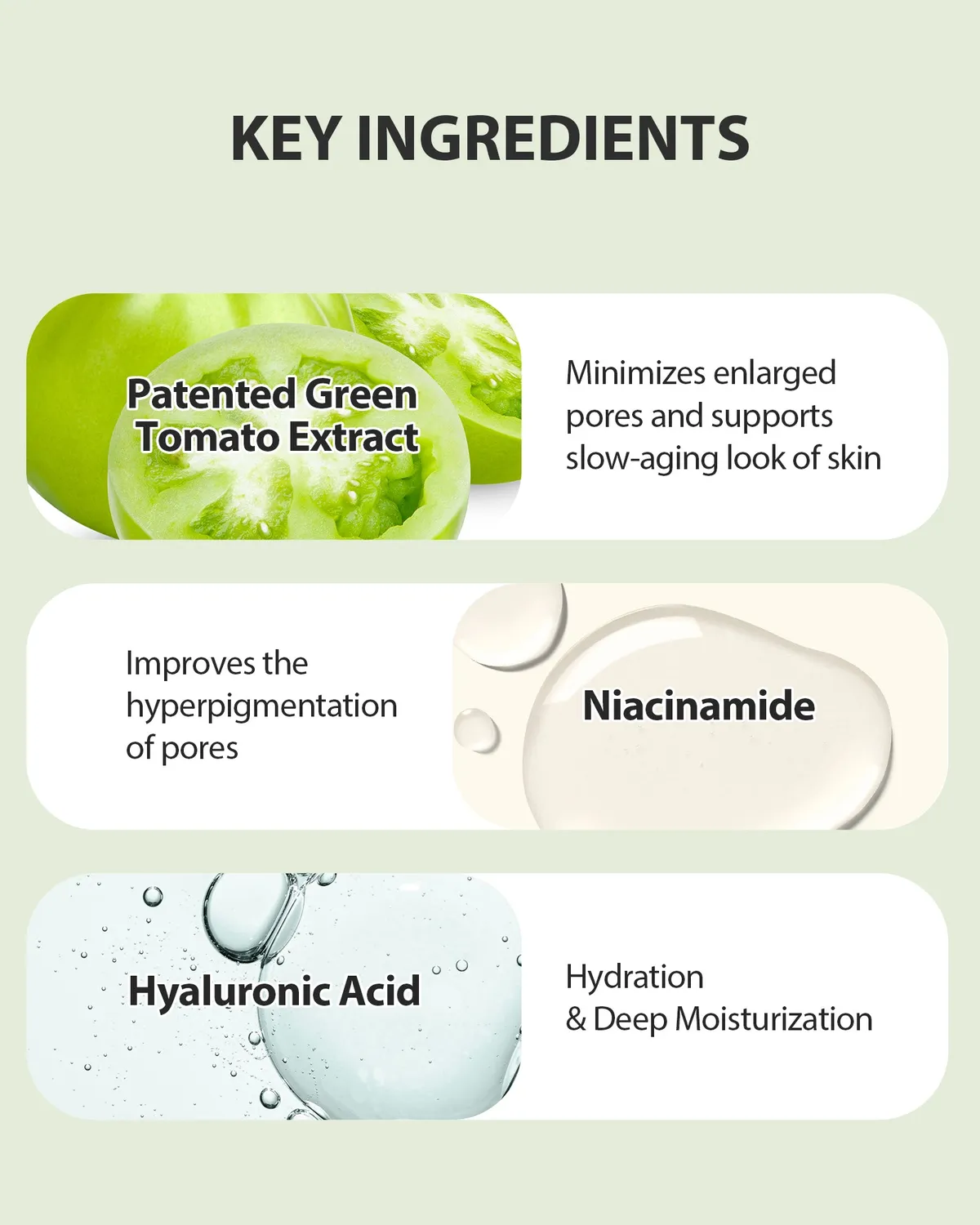 Sungboon Editor Green Tomato Pore Lifting Ampoule 30 ml pori
