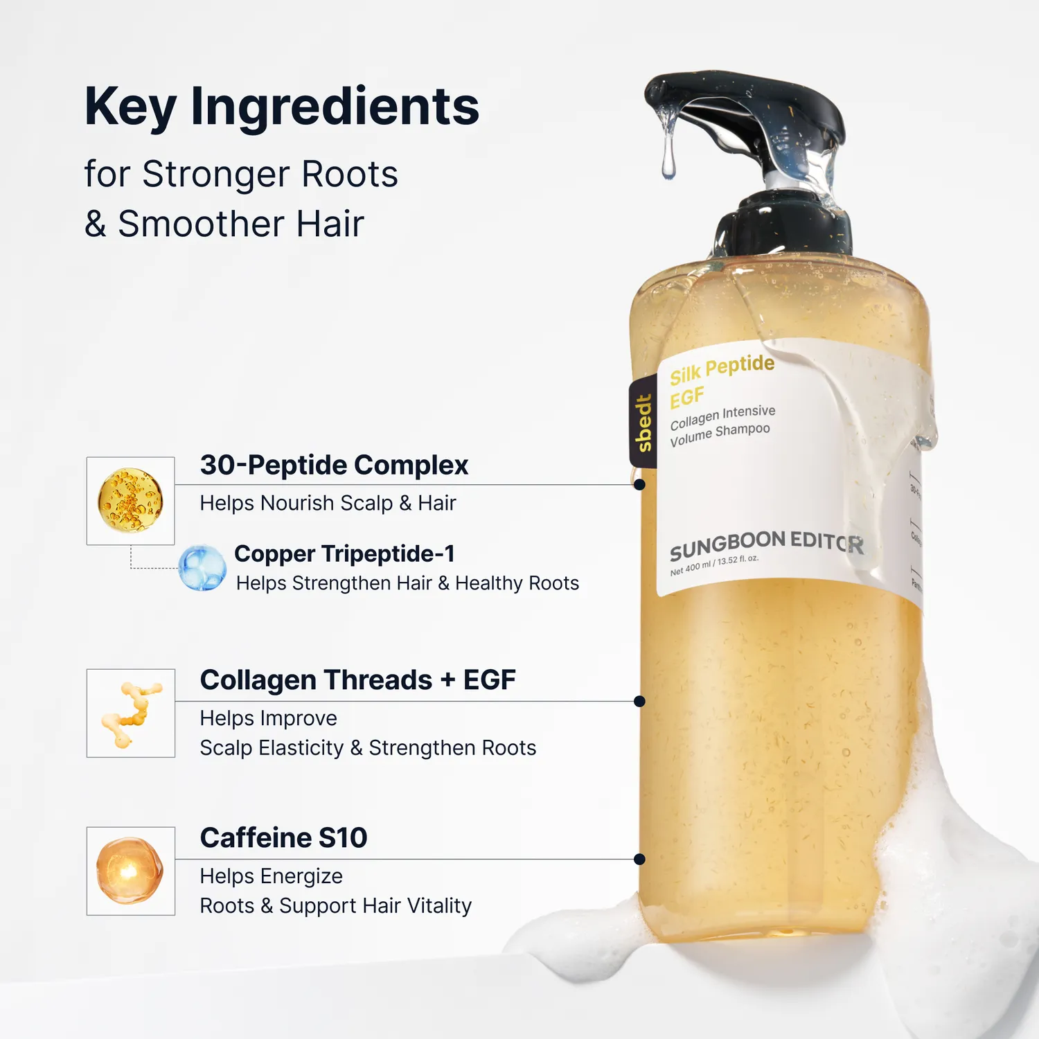 Sungboon Editor Scalp Booster Trio capelli volume