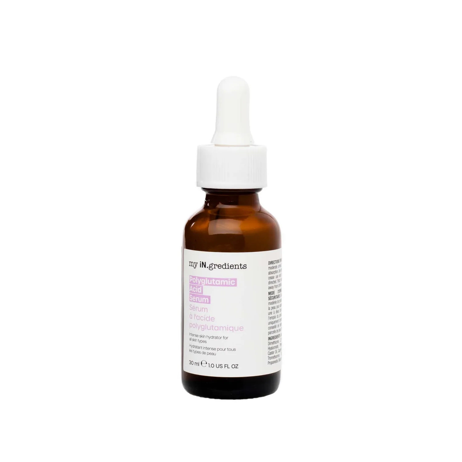 MasqueBAR my iN.gredients Polyglutamic siero viso idratante