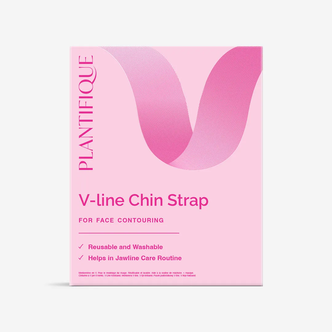 Plantifique Chin Strap Maschera Mento Lifting Blu Riutilizzabile