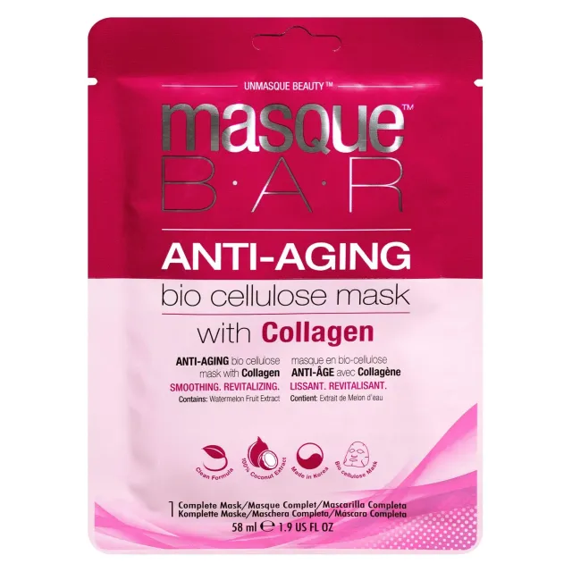 Masque Bar Bio Cellulose maschera viso antirughe collagene