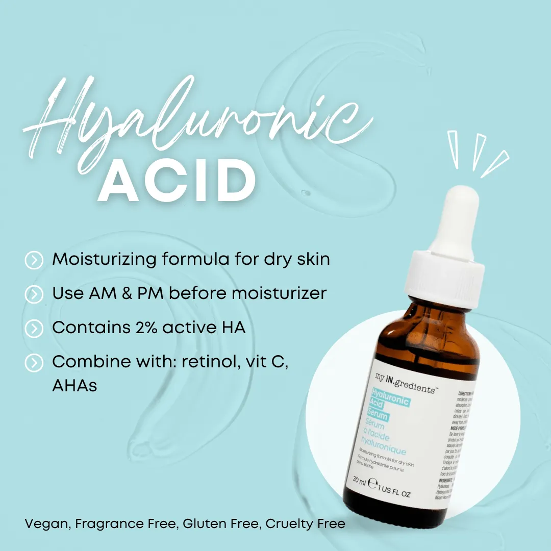 Masque Bar my iN.gredients Hyaluronic Acid siero viso 2%