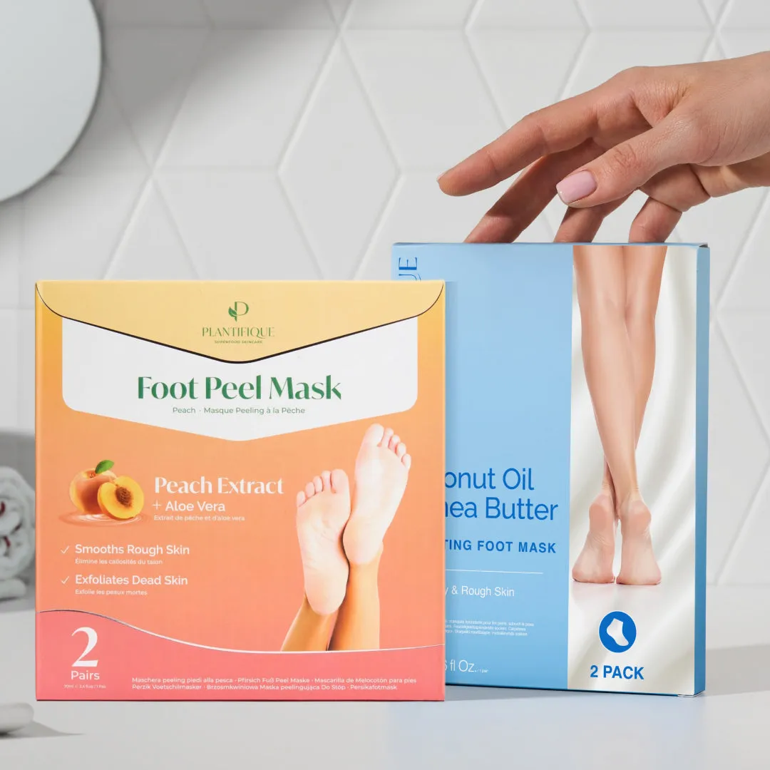 Plantifique Baby Soft Feet combo maschere piedi peeling+idratante