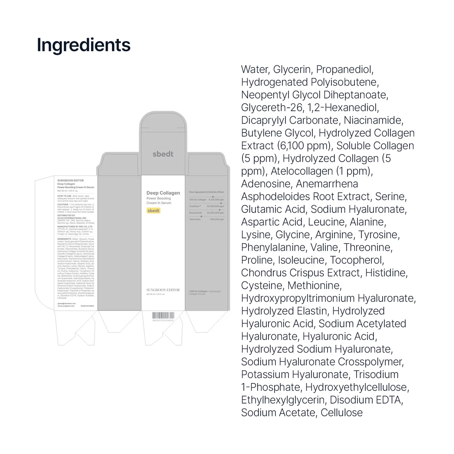 Sungboon Editor Glass Skin Collagen Routine kit viso