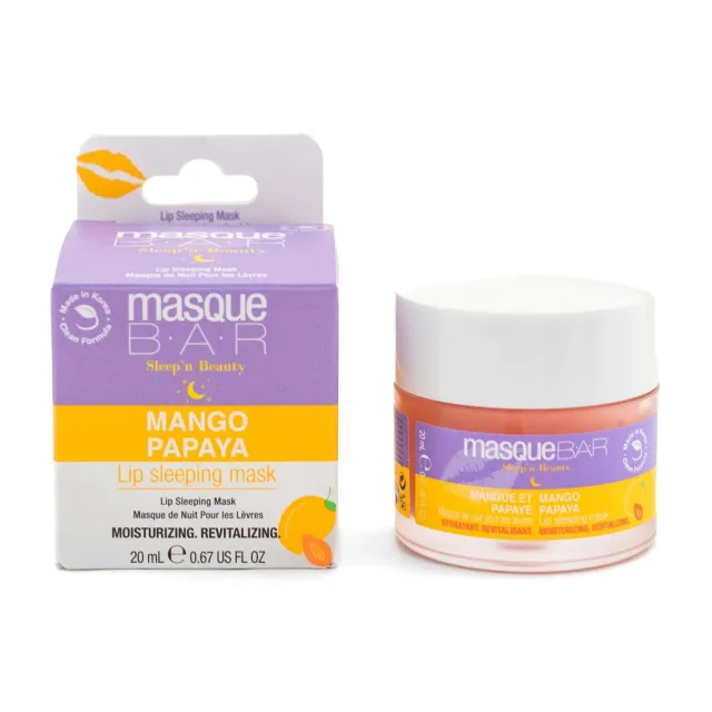 MasqueBar Mango Papaya lip sleeping mask labbra notte