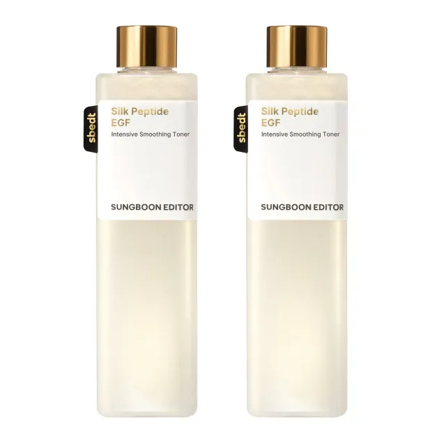 Sungboon Editor Silk Peptide EGF Toner Duo tonico viso liftante 2 pezzi