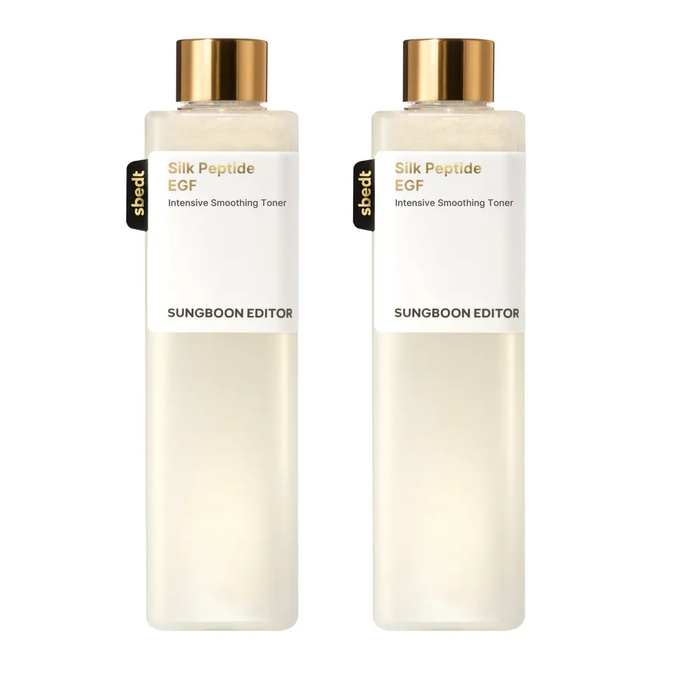 Sungboon Editor Silk Peptide EGF Toner Duo tonico viso liftante 2 pezzi