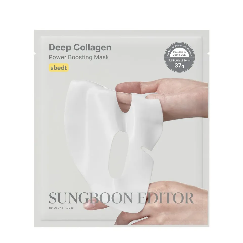 Sungboon Editor Deep Collagen Power Boosting maschera viso 1 pezzo