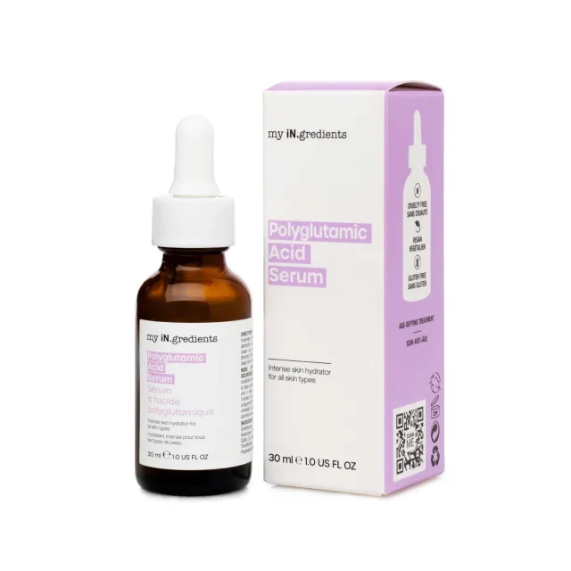 MasqueBAR my iN.gredients Polyglutamic siero viso idratante