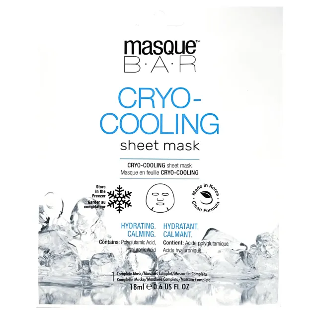 Masque Bar Cryo-Cooling Maschera Viso Fredda Idratante