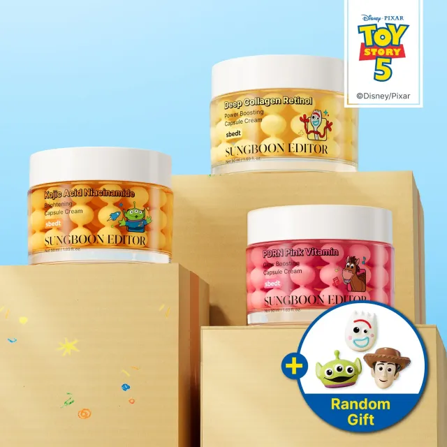 Sungboon Editor Capsule Cream Trio Viso Toy Story 5 mix